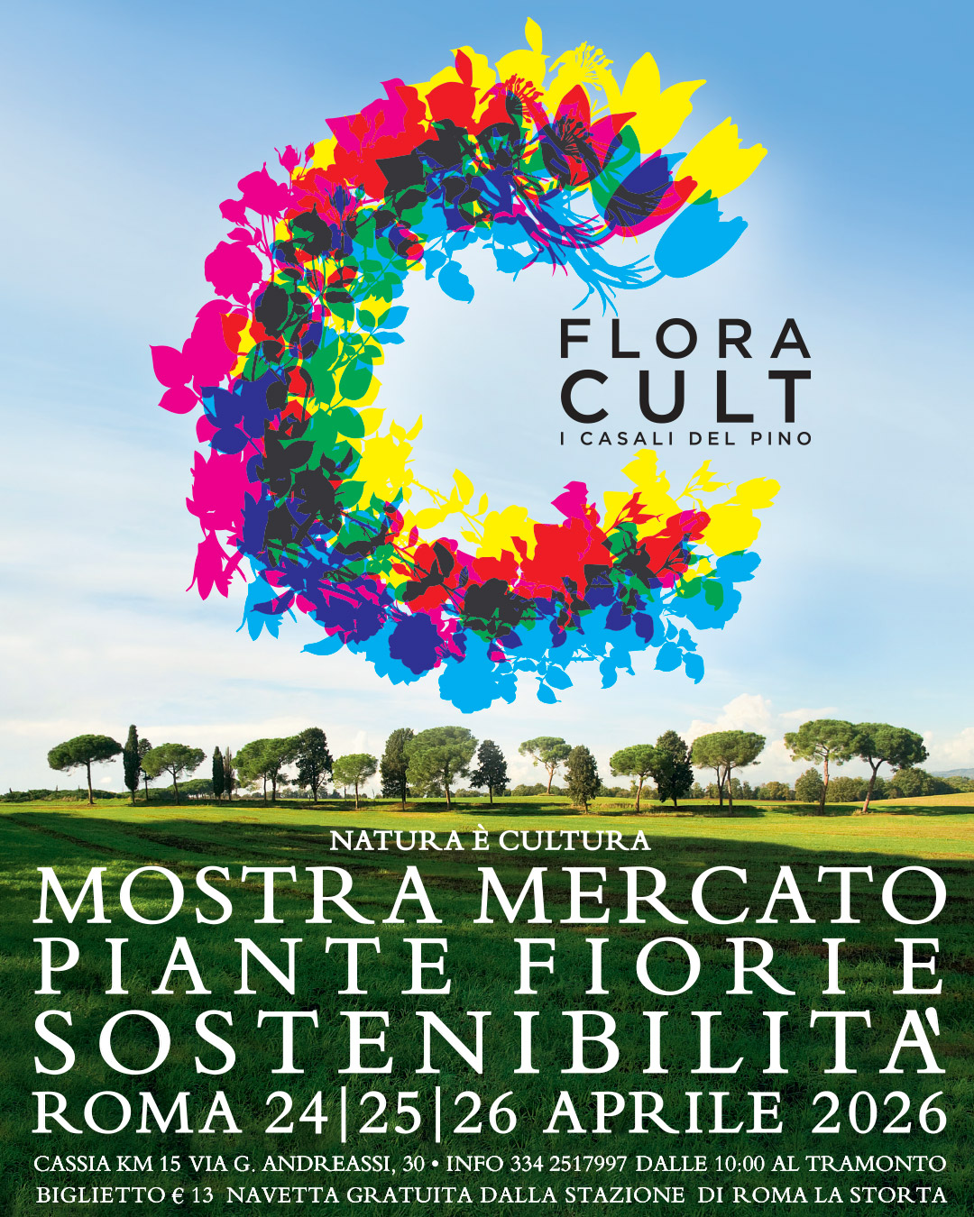 Immagine di Acqua Claudia tra gli sponsor della 15ª edizione di FloraCult
